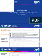 Cronograma Cierre de Año Directores 2023