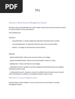 Exercise 1: Bank Account Management System