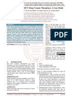 Leech Therapy in DVT Deep Venous Thrombus A Case Study