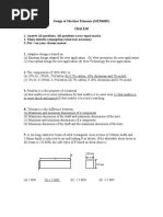 MD Class Test 1