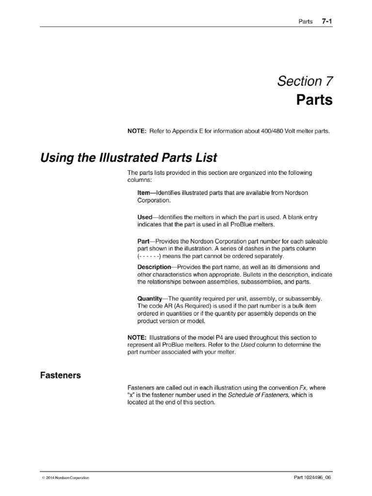 Nordson problue 4 parts manual pdf