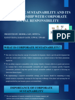 Corporate Sustainability and Its Relationship With CSR