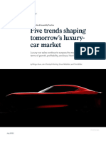 Five Trends Shaping Tomorrows Luxury Car Market