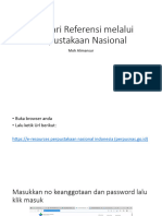 Mencari Referensi Melalui Perpustakaan Nasional