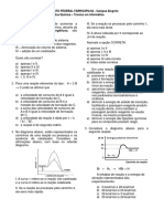 Lista CinticaeEquilbrio - Qumica