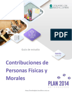 Contribucion de Personas Fisicas y Morales Bachilleres