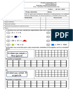 Prueba Matemática Nº2