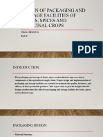 Ursal Design of Packaging and Storage Facilities of Fruits Spices and Medicinal Crops