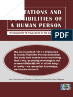 Limitations and Possibilities of A Human Person