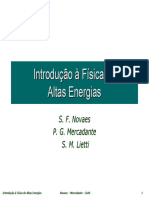 Introdução A Fisica Das Altas Energias