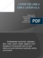 COMUNICAREA EDUCATIONALA