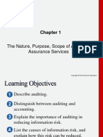 Chapter 1 - The Nature, Purpose, Scope of Audit and