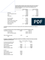Consolidated Financial Statement Excercise 3-4