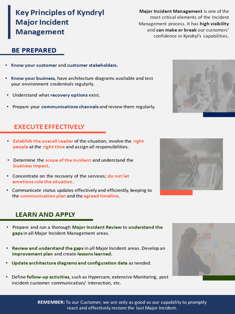 Kyndryl Major Incident Management Guide | PDF | Emergency Management ...