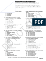 I. Practice Test For Idiomatic Expressions and Kawikaan