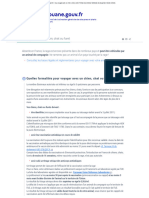 Démarche - Vous Voyagez Avec Un Chien Chat Ou Furet - Portail de La Direction Générale Des Douanes Et Droits Indirects