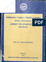 Tuncer Baykara - Osmanlı Taşra Teşkilatında XVIII. Yüzyılda Görev Ve Görevliler (Anadolu)