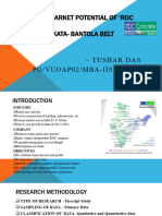 A STUDY ON MARKET POTENTIAL OF RDC Tushar Final