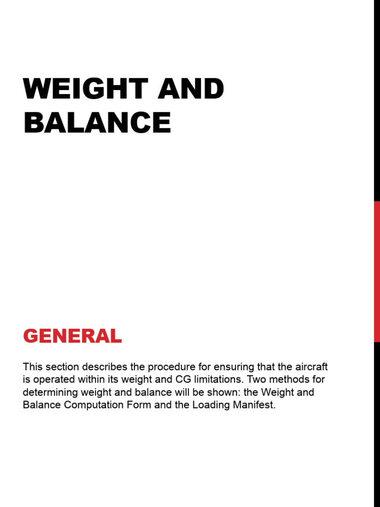 Aerobatic weight and balance pdf