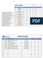 Registro de Entreda-Asistencia Diaria