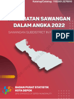 Kecamatan Sawangan Dalam Angka 2022