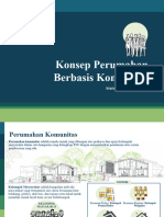 Konsep Perumahan Berbasis Komunitas