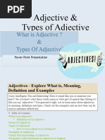 Adjectives PPTs-Grade 5