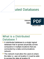 Distributed Databases - Div A