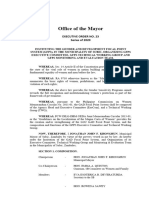 Executive Order No. 18 Instituting The Gender and Development Focal Point System GFPSorganizing GFPS Executive Committee and TWG