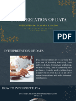 23 Interpretation of Data 1