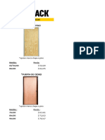 PUERTAS Tipos y Modeloa