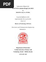 Antenna Design Lab Report Hrijith K