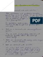 Similarities and Differences Between Qualitative and Quantitative Research.