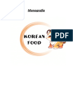 Monografía Korean Food