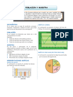 Población y Muestra para Segundo Grado de Secundaria