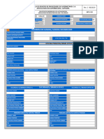 Planilla de Registro de Proveedores de Supermetanol Nacional