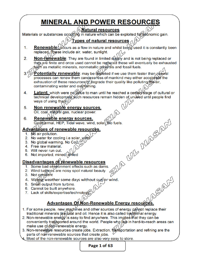 Jps Mineral Notes | PDF