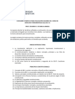 Cedulario Tematico para Solemne Derecho Constitucional I 2023-15 Prof Escanilla