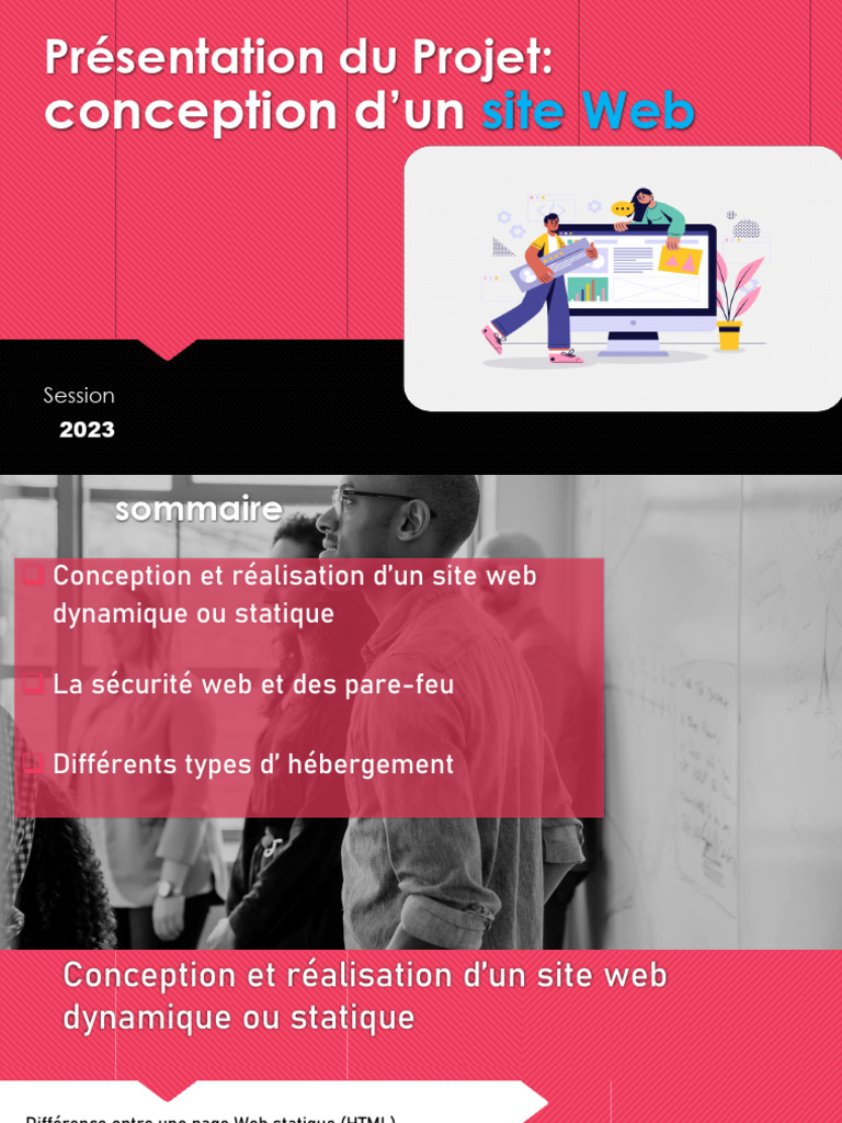 Présentation de la création de site web | PDF | Internet | Internet et Web