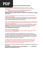 Guidelines in Writing RRL | PDF | Citation | Theory