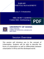 PAHS 055 Session 5 Urbanization