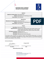 Certificate Evolution Series NB Opinion