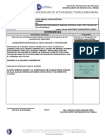 CDLT Formato para Evidencias de Actividades Complementarias Itr2023