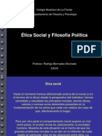 Etica Social y Filosofia Politica