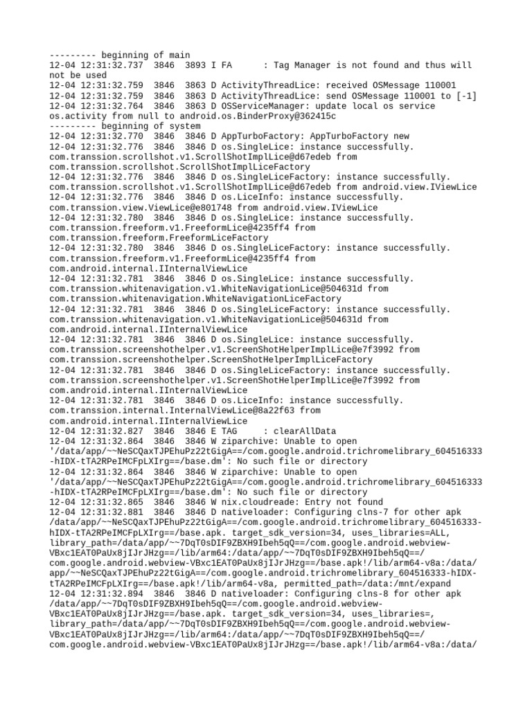 Logcat 1701682292698 | PDF | Operating System Technology | Information ...