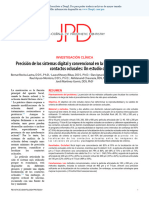 Accuracy of Digital and Conventional Systems in Locating Occlusal Contacts: A Clinical Study (Español)