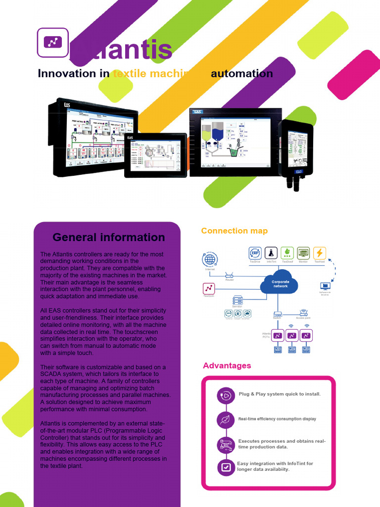 Atlantis Textile Machinery Controllers | PDF | Programmable Logic ...