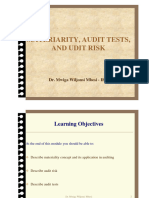 Materiarity, Audit Risk and Audit Test