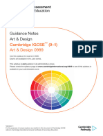 Guidance Notes Art & Design