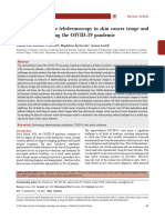 The Role of Mobile Teledermoscopy in Skin Cancer Triage and Management During The COVID-19 Pandemic